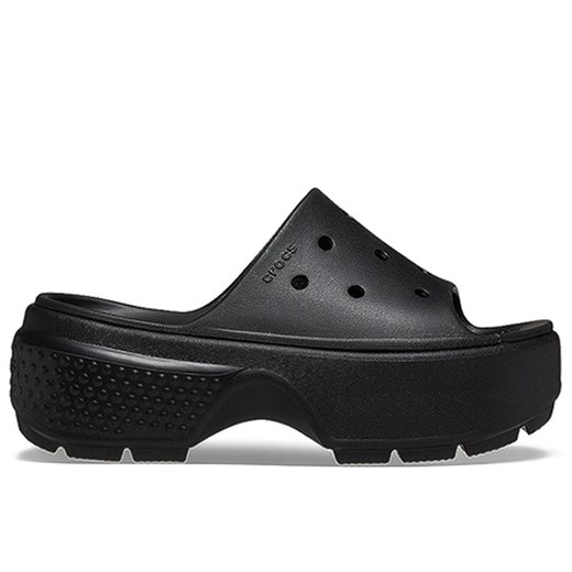 Klapki Crocs Stomp Slide 209346-001 - czarne ze sklepu streetstyle24.pl w kategorii Klapki damskie - zdjęcie 170431023