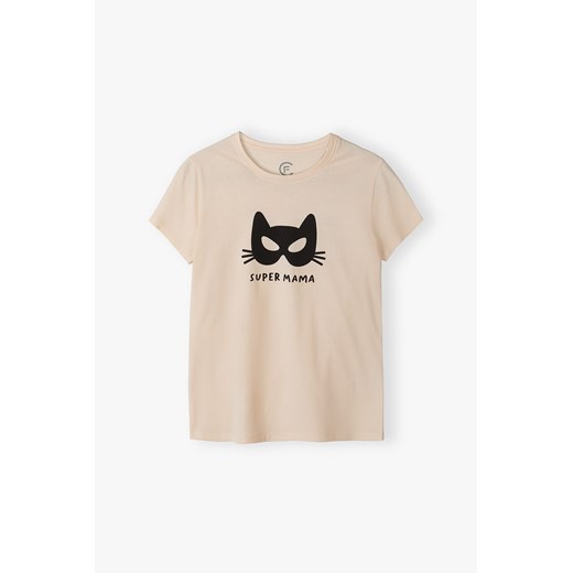 T-shirt damski z napisem - Super Mama Family Concept By 5.10.15. XL 5.10.15