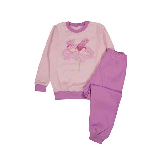 Ciepła dziewczęca piżama różowo-fioletowaTup Tup- wróżka ze sklepu 5.10.15 w kategorii Piżamy dziecięce - zdjęcie 170431342