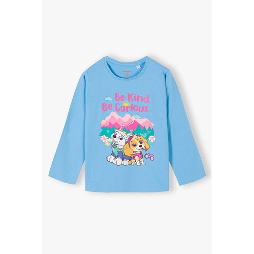 Bluzka dla dziewczynki bawełniana Psi Patrol niebieska ze sklepu 5.10.15 w kategorii Bluzki dziewczęce - zdjęcie 170431374