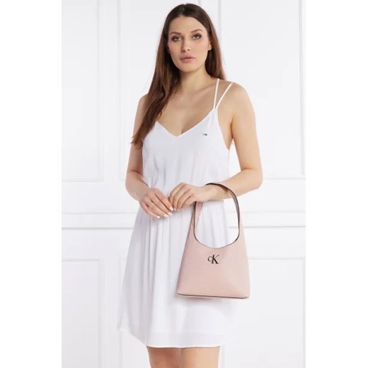 Listonoszka Calvin Klein średnia ze skóry ekologicznej 