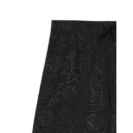 Cropp - Szorty kąpielowe Rick and Morty - czarny Cropp XL Cropp