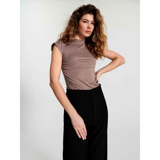 Sinsay - Koszulka - brązowy Sinsay M Sinsay