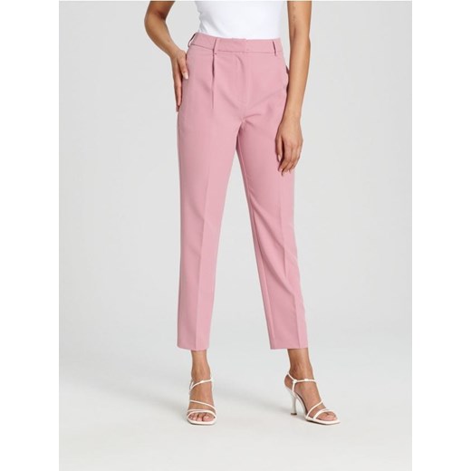 Sinsay - Spodnie cygaretki - różowy ze sklepu Sinsay w kategorii Spodnie damskie - zdjęcie 170438911