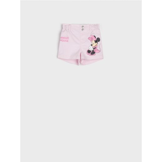 Sinsay - Szorty jeansowe Myszka Minnie - różowy ze sklepu Sinsay w kategorii Spodenki niemowlęce - zdjęcie 170438930