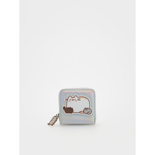 Reserved - Błyszczący portfel Pusheen - jasnoszary ze sklepu Reserved w kategorii Akcesoria dziecięce - zdjęcie 170439562