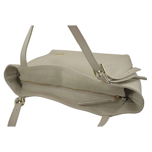 Barberini`s shopper bag skórzana na ramię na wakacje