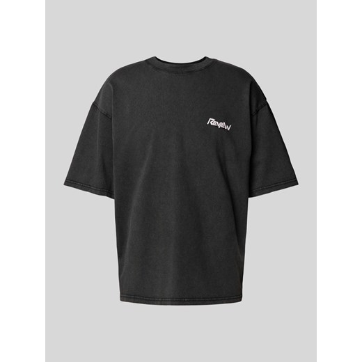 T-shirt z detalem z logo ze sklepu Peek&Cloppenburg  w kategorii T-shirty męskie - zdjęcie 170442311