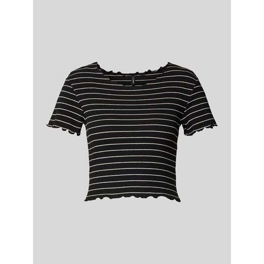 T-shirt krótki ze wzorem w paski model ‘ANITS’ ze sklepu Peek&Cloppenburg  w kategorii Bluzki damskie - zdjęcie 170442362