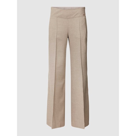 Spodnie do garnituru z przeszytymi plisami model ‘SPOCHT’ ze sklepu Peek&Cloppenburg  w kategorii Spodnie damskie - zdjęcie 170445303