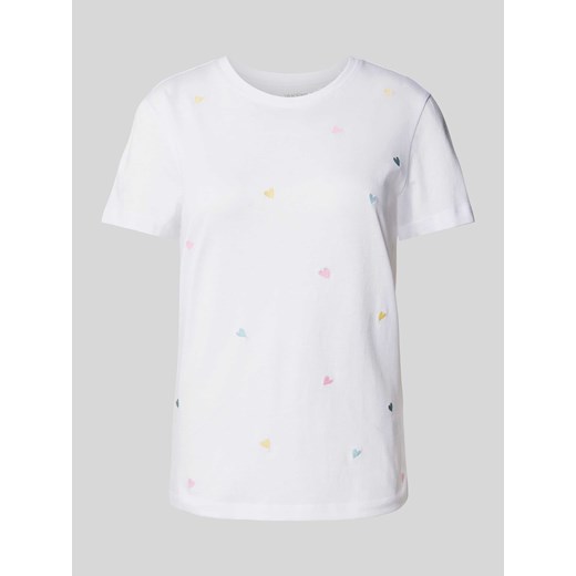 T-shirt we wzory na całej powierzchni ze sklepu Peek&Cloppenburg  w kategorii Bluzki damskie - zdjęcie 170445720