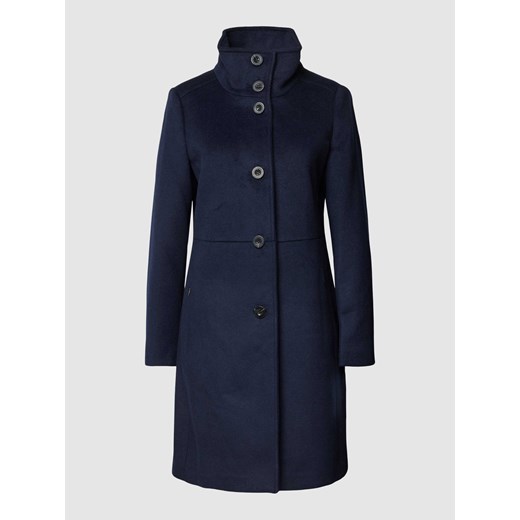 Płaszcz z mieszanki wełny lana ze stójką ze sklepu Peek&Cloppenburg  w kategorii Płaszcze damskie - zdjęcie 170446130