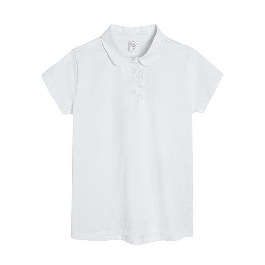 COOL CLUB Koszulka polo w kolorze białym ze sklepu Limango Polska w kategorii Bluzki dziewczęce - zdjęcie 170446431