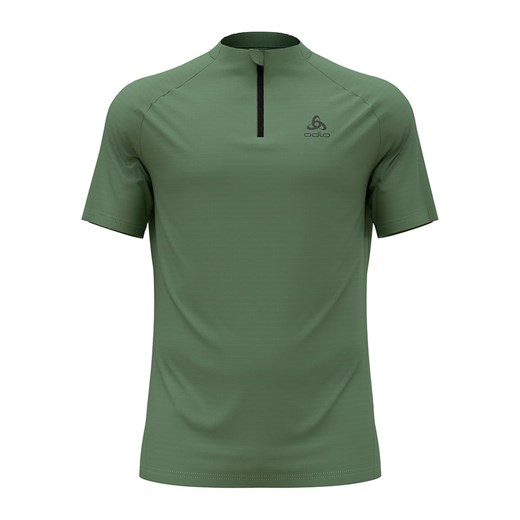 Odlo Koszulka &quot;Essential&quot; w kolorze zielonym do biegania ze sklepu Limango Polska w kategorii T-shirty męskie - zdjęcie 170446610
