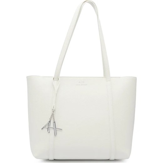 Shopper bag Armani Exchange ze skóry ekologicznej