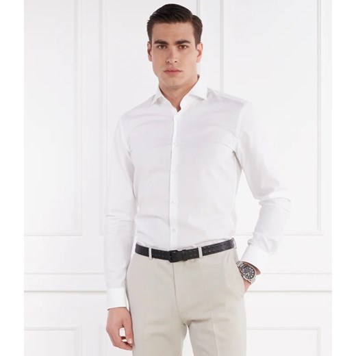 Koszula męska Hugo Boss bawełniana z długimi rękawami 