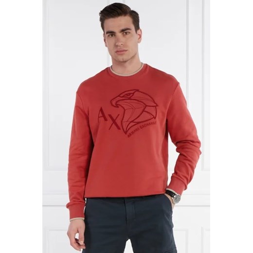 Bluza męska Armani Exchange z napisami w stylu młodzieżowym bawełniana