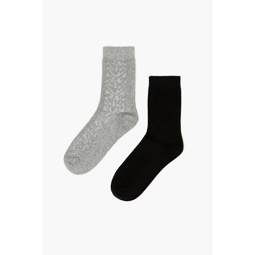 2 pack skarpet z ozdobnym wzorem uniwersalny promocyjna cena Moodo.pl