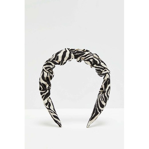Opaska na włosy w zwierzęcy wzór czarna uniwersalny Moodo.pl okazja