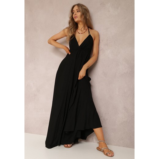 Czarna Sukienka Agarania ze sklepu Renee odzież w kategorii Sukienki - zdjęcie 170465964
