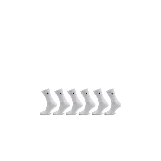 Polo Ralph Lauren Zestaw 6 par wysokich skarpet dziecięcych 444928208001 Biały ze sklepu MODIVO w kategorii Skarpetki dziecięce - zdjęcie 170467923