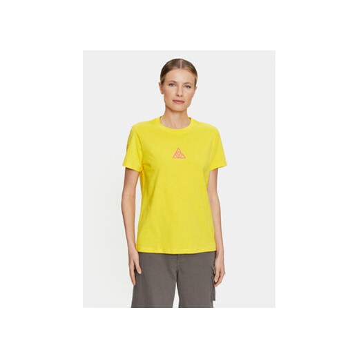 Vans T-Shirt Tri Boyfriend VN0A4SCY Żółty Regular Fit ze sklepu MODIVO w kategorii Bluzki damskie - zdjęcie 170468030
