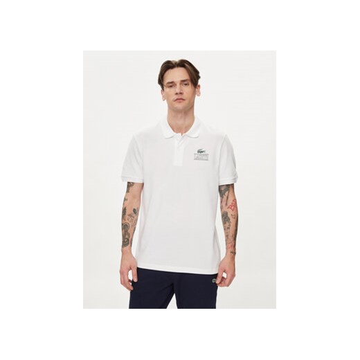 Lacoste Polo PH1136 Biały Regular Fit ze sklepu MODIVO w kategorii T-shirty męskie - zdjęcie 170468131