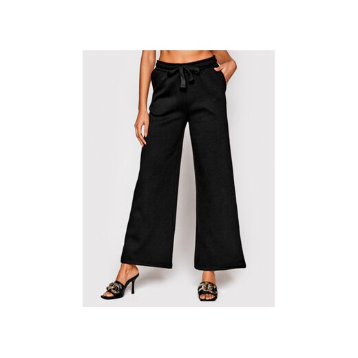 NA-KD Spodnie dresowe 1100-005464-0002-003 Czarny Regular Fit ze sklepu MODIVO w kategorii Spodnie damskie - zdjęcie 170468143