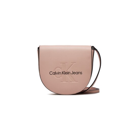 Calvin Klein Jeans Torebka Sculpted Mini Saddle Bag K60K611966 Różowy ze sklepu MODIVO w kategorii Listonoszki - zdjęcie 170468184