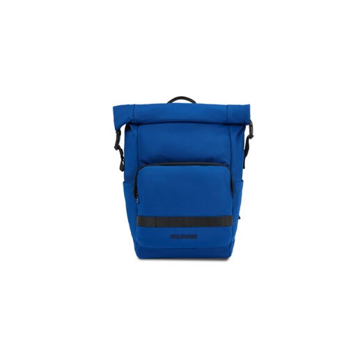 Tommy Hilfiger Plecak Th Monotype Rolltop Backpack AM0AM12205 Niebieski ze sklepu MODIVO w kategorii Plecaki - zdjęcie 170468242