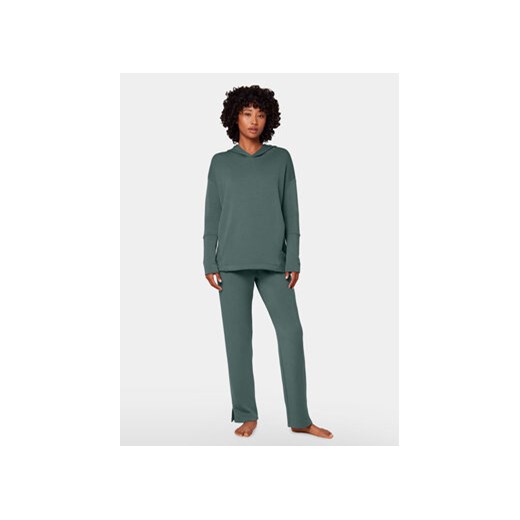 Triumph Spodnie piżamowe Smart Active Infusion 10218385 Zielony Regular Fit ze sklepu MODIVO w kategorii Piżamy damskie - zdjęcie 170468283