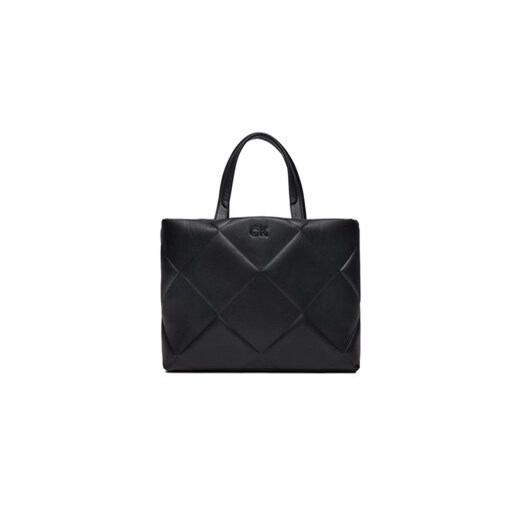 Calvin Klein Torebka Quilt K60K611893 Czarny ze sklepu MODIVO w kategorii Torby Shopper bag - zdjęcie 170468563