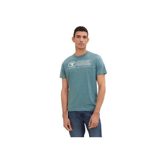 Tom Tailor T-Shirt 1035611 Zielony Regular Fit ze sklepu MODIVO w kategorii T-shirty męskie - zdjęcie 170468593
