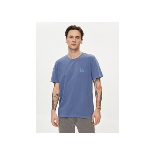 Lee T-Shirt Wobbly 112349080 Niebieski Regular Fit ze sklepu MODIVO w kategorii T-shirty męskie - zdjęcie 170468711