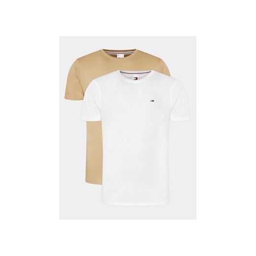 Tommy Jeans Komplet 2 t-shirtów DM0DM15381 Kolorowy Slim Fit ze sklepu MODIVO w kategorii T-shirty męskie - zdjęcie 170468713