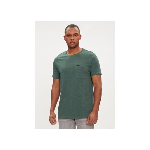 Lee T-Shirt Ultimate 112349075 Zielony Regular Fit ze sklepu MODIVO w kategorii T-shirty męskie - zdjęcie 170468753