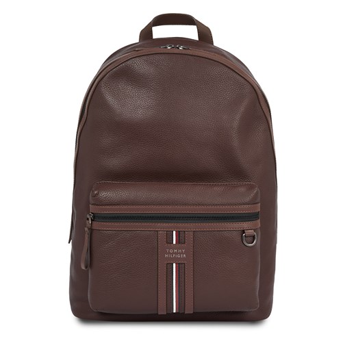 Plecak Tommy Hilfiger Th Premium Leather Backpack AM0AM12224 Warm Cognac GTY ze sklepu eobuwie.pl w kategorii Plecaki - zdjęcie 170469014