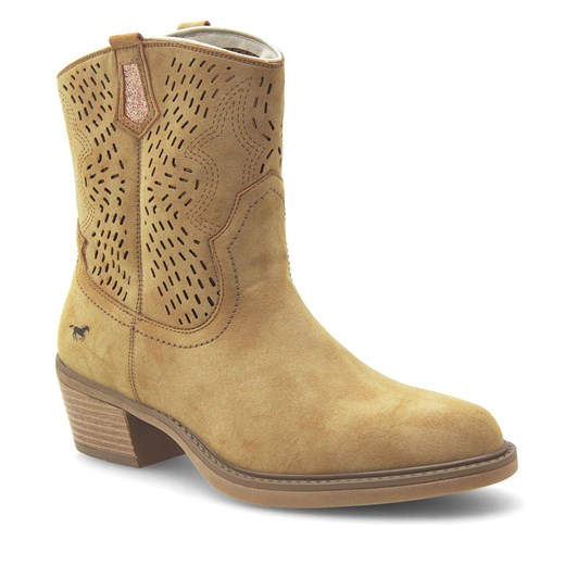Botki Mustang 1478-506 Brown Mustang 38 eobuwie.pl