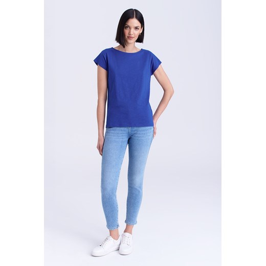 Koszulka damska niebieska ze sklepu 5.10.15 w kategorii Bluzki damskie - zdjęcie 170469694