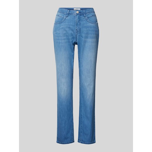 Jeansy z prostą nogawką i wpuszczanymi kieszeniami model ‘STYLE.CAROLA’ 46 Peek&Cloppenburg 