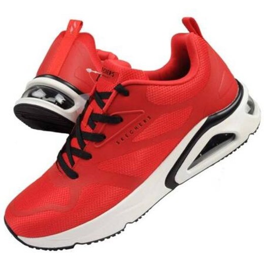Buty sportowe Skechers Air Uno 183070/RED czerwone ze sklepu ButyModne.pl w kategorii Buty sportowe męskie - zdjęcie 170474083
