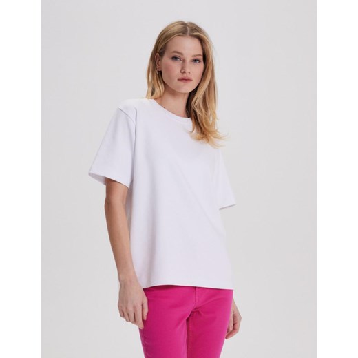 Koszulka AUNIS Biały S ze sklepu Diverse w kategorii Bluzki damskie - zdjęcie 170474921