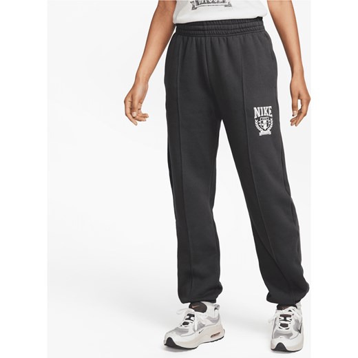 Damskie spodnie typu jogger z dzianiny Nike Sportswear - Szary ze sklepu Nike poland w kategorii Spodnie damskie - zdjęcie 170474992