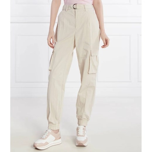 GUESS Spodnie cargo | Regular Fit | high waist ze sklepu Gomez Fashion Store w kategorii Spodnie damskie - zdjęcie 170475594