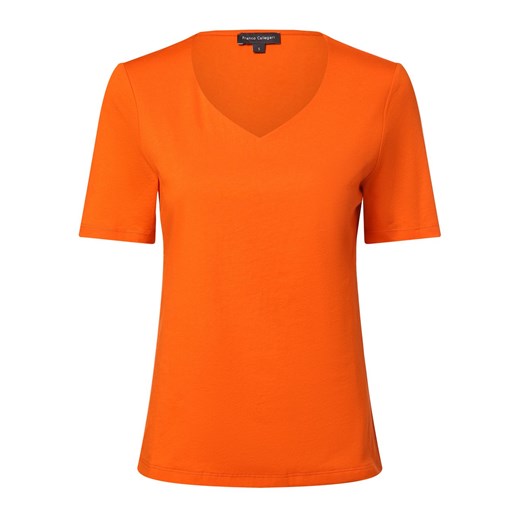 Franco Callegari Koszulka damska Kobiety Bawełna pomarańczowy jednolity ze sklepu vangraaf w kategorii Bluzki damskie - zdjęcie 170476270