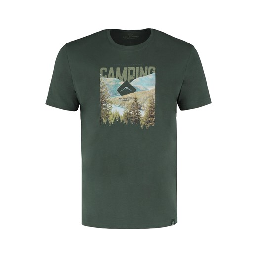 T-shirt męski Volcano z krótkimi rękawami 