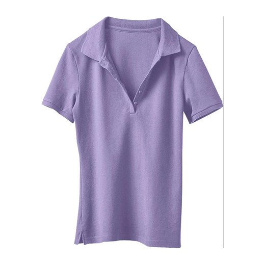 Heine Koszulka polo w kolorze fioletowym ze sklepu Limango Polska w kategorii Bluzki damskie - zdjęcie 170476781
