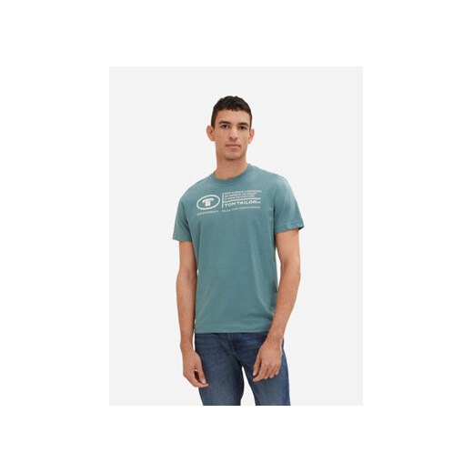 Tom Tailor T-Shirt 1035611 Zielony Regular Fit ze sklepu MODIVO w kategorii T-shirty męskie - zdjęcie 170477031