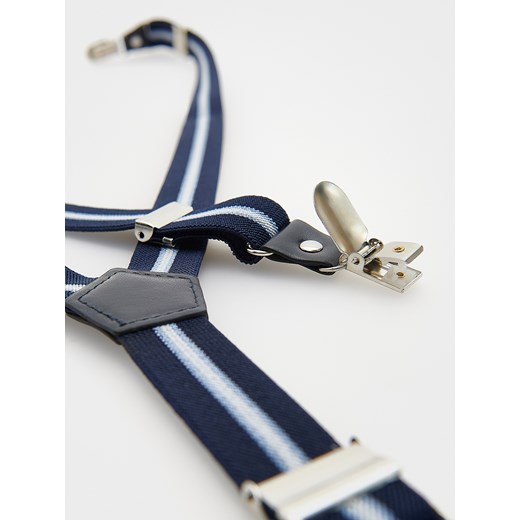 Reserved - Klasyczne szelki - granatowy Reserved ONE SIZE Reserved