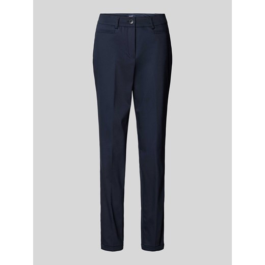 Spodnie o kroju regular fit z lamowanymi kieszeniami model ‘Denise’ ze sklepu Peek&Cloppenburg  w kategorii Spodnie damskie - zdjęcie 170492324